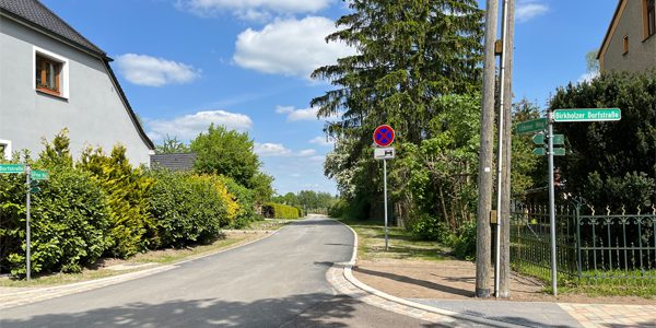 Straßenbauarbeiten beendet