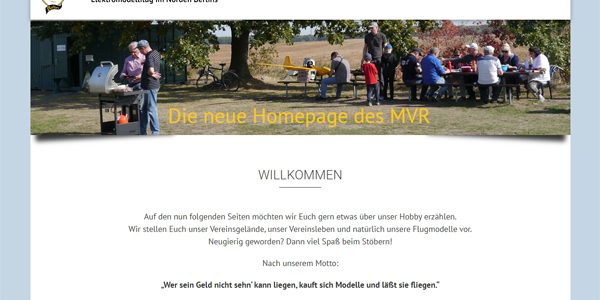 Unsere neue Homepage