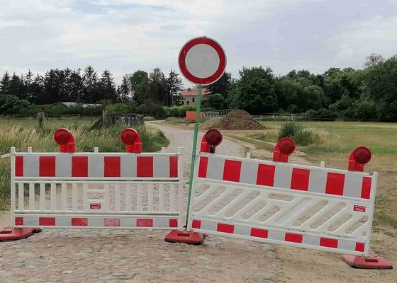 Zufahrt über Löhmer Weg gesperrt